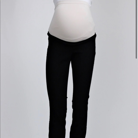 XXS Maternity Black Ankle Dress Pants - Picture 1 of 5